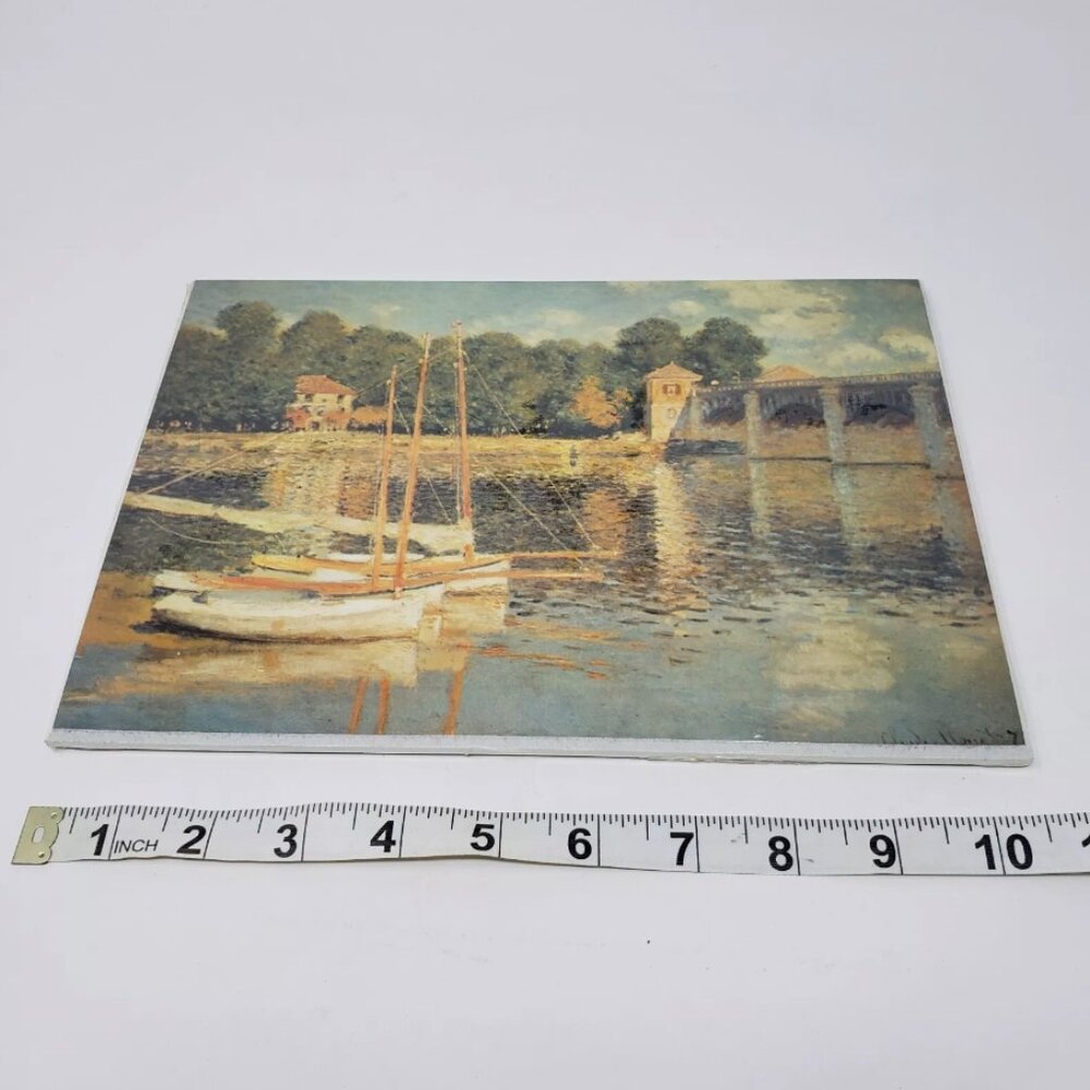 1981 CLAUDE MONET Bridge at Argenteuil Metropolitan Museum Of Art Print Wall Art - Picture 6 of 7